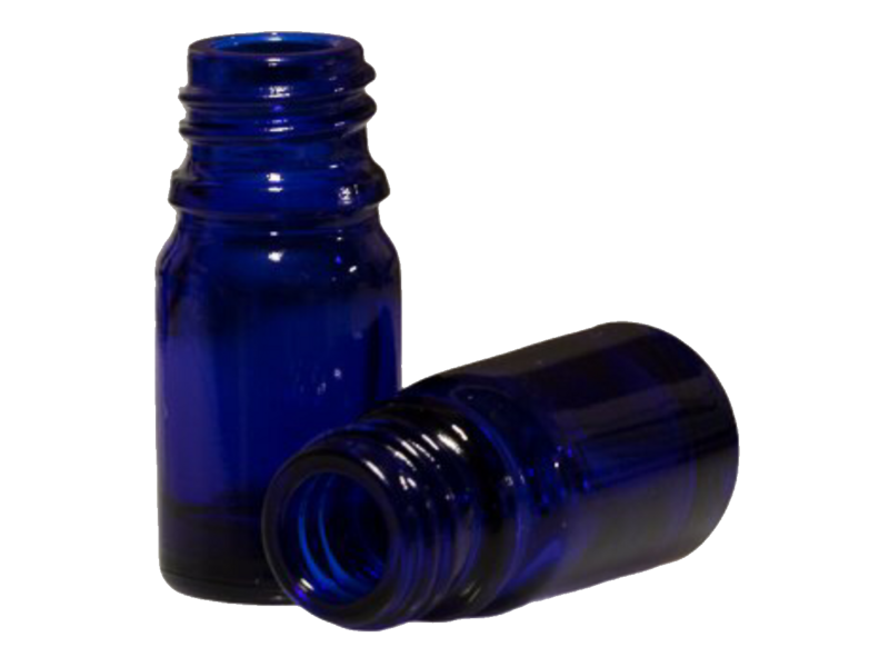 Bottle Cobalt Blue Glass DIN18 5ml