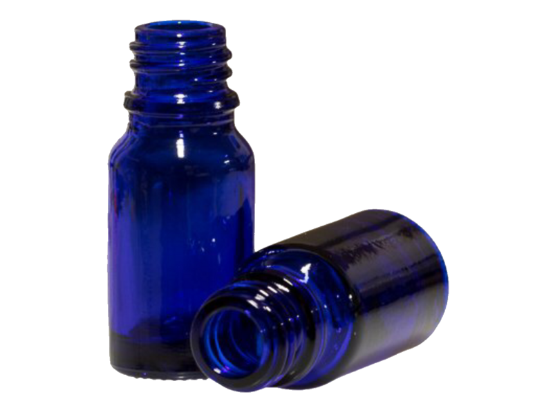 Glzen flesje Kobaltblauw 30ml